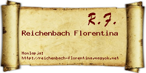 Reichenbach Florentina névjegykártya
